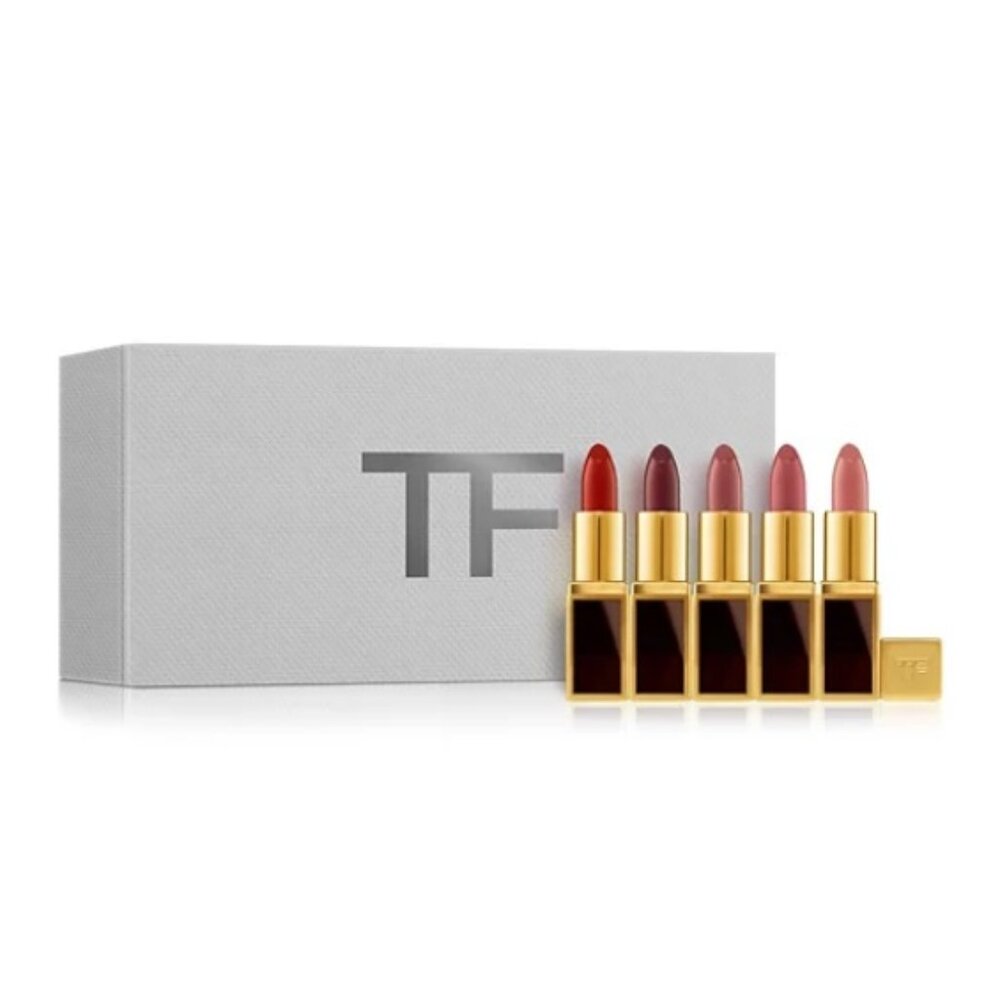 Tom Ford Mini Deluxe Lipstick Set-Pussycat,Scarlet,Casablanca,Pink-5pc-BOXED-NEW - Picture 11 of 14